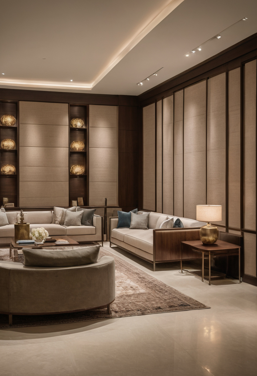 How should quotes from interior design contractors in Dubai be normalised before selection shown in a luxury residential interior